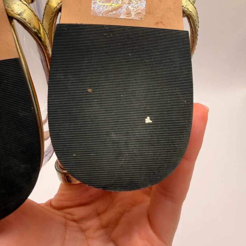 J. Crew Factory strappy metallic